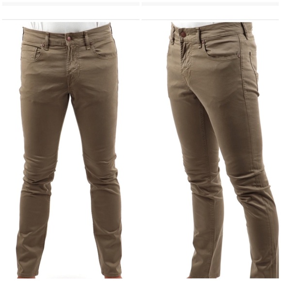 New GUESS M1BA27 WDD52 men's beige Jeans SZ 33 - Picture 1 of 6